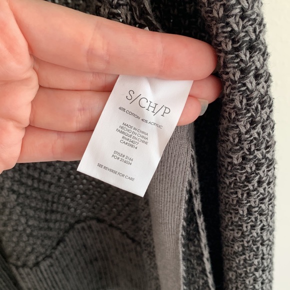 Cabi 3166 Lara Duster Grey Open Front Long Textured Cardigan - Picture 11 of 11